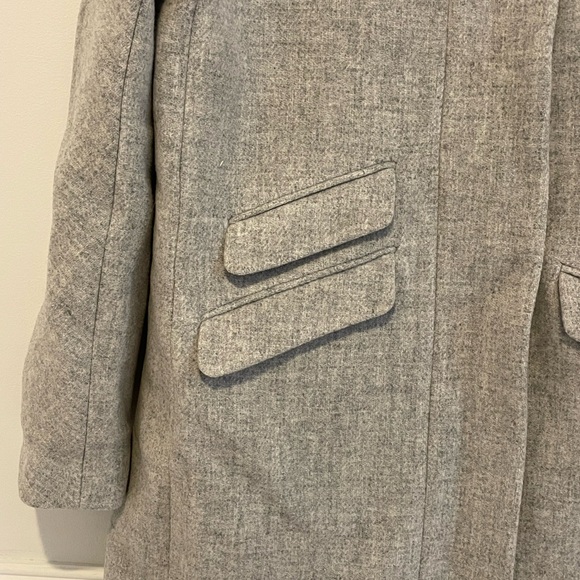 J. Crew Cocoon coat in Italian stadium-cloth wool blend warm cozy black label - Picture 4 of 10